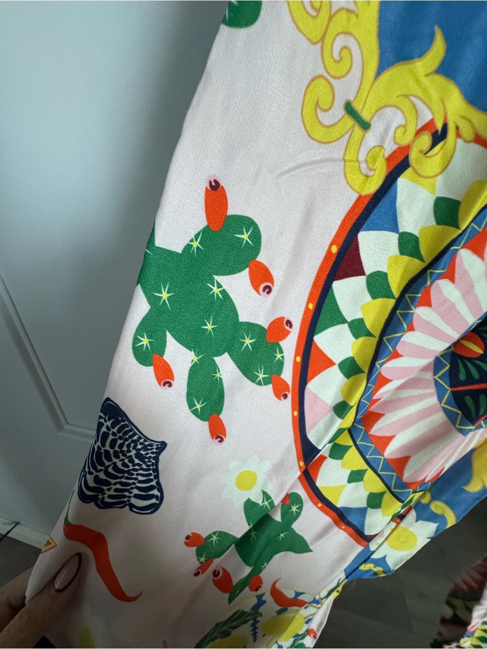 Maeve Multicolor Wide Leg Printed Pants - Picture 3 of 6